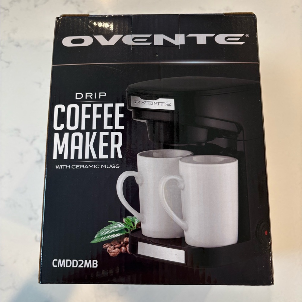 Ovente Drip Coffee ☕️ Maker with Ceramic Mugs